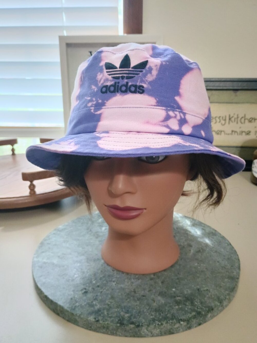 Adidas Bleach Spattered Bucket Hat Purple/Pink